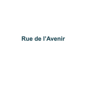 Pic Rue de l'Avenir